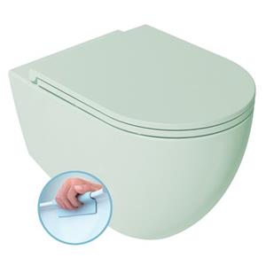 Isvea  Toilet - Badkamer - Hangend - Mint - Groen - Inclusief Bevestigingsset