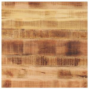 VidaXL Tafelblad vierkant 70x70x1,5 cm massief ruw mangohout