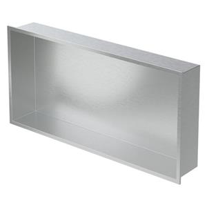 LuxeBath Inbouw Douchewand, 60x30x10cm, Roestvrij Staal, Zilver