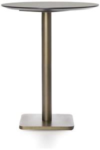 Brest bartafel marble light grey D80cm - grijs