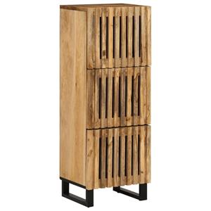 VidaXL Hoge kast 40x34x110 cm massief ruw mangohout