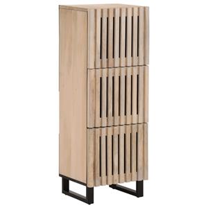 VidaXL Hoge kast 40x34x110 cm massief mangohout