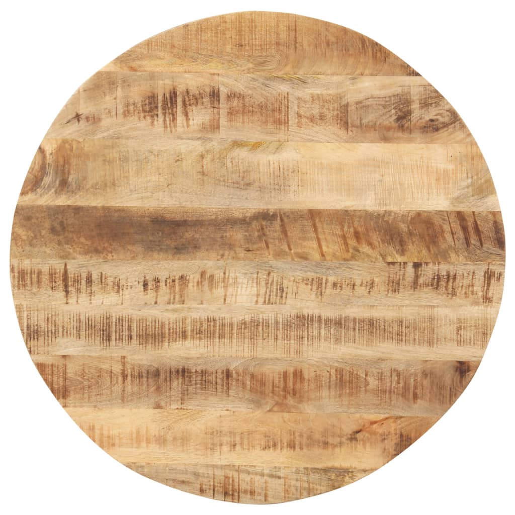 VidaXL Tafelblad rond 15-16 mm 50 cm massief mangohout