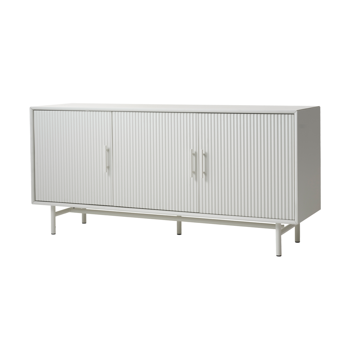 Olivine Arlo houten dressoir grijs/beige - 160 x 45 cm