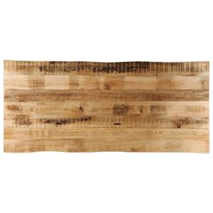 VidaXL Tafelblad met natuurlijke rand 140x60x3,8 cm massief mangohout