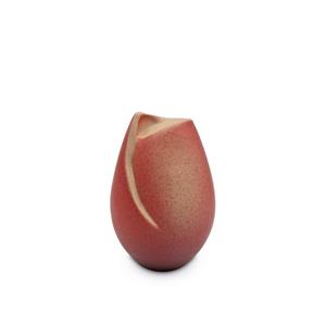 Gedenk Idee Memorialshop Tulp urn in Rood keramiek 10cm