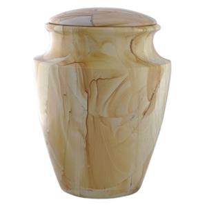 Gedenk Idee Memorialshop Urn van marmer Jaune Bertrix kleur Jaune Arena (3700ml)