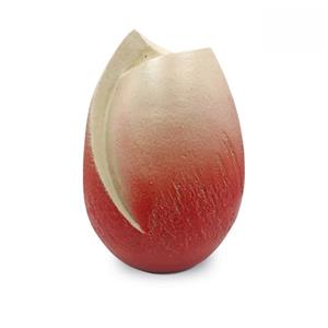 Gedenk Idee Memorialshop Tulp urn in Roodverloop keramiek (6000ml)