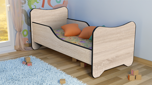 Top Beds Kleuterbed  Happy 80x160 Wood Incl. Matras