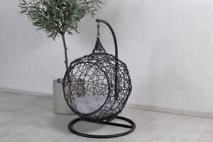 Nohr Hangstoel Geffery Wicker - Zwart