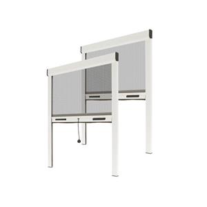 AVOSDIM Rolhor Op Maat Te Snijden Alu - B 125 X H 160 Cm - Wit - 2 Stuks