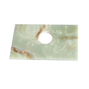 Saniclear Micro fonteinblad 39x22cm green onyx