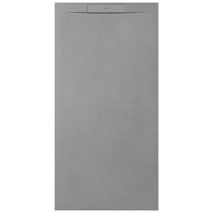 Zenon Essenza West Douchebak - 100x70cm - antislip - antibacterieel - mineraalmarmer - rechthoek - Ego pearl (grijs) 400000000000039776