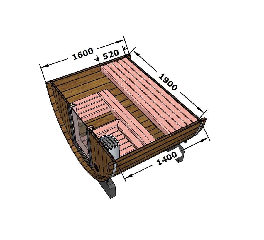 FinnTherm terras-vat sauna