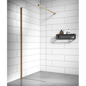 Badplaats Douchewand Florida 50 X 200 Cm - Goud - Nano Coating