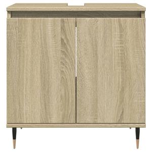 vidaXL Badkamerkast 58x33x60 cm bewerkt hout sonoma eikenkleurig