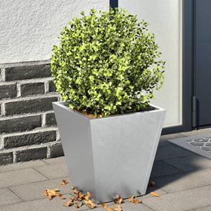 VidaXL Plantenbakken 2 st 30x30x30 cm gegalvaniseerd staal