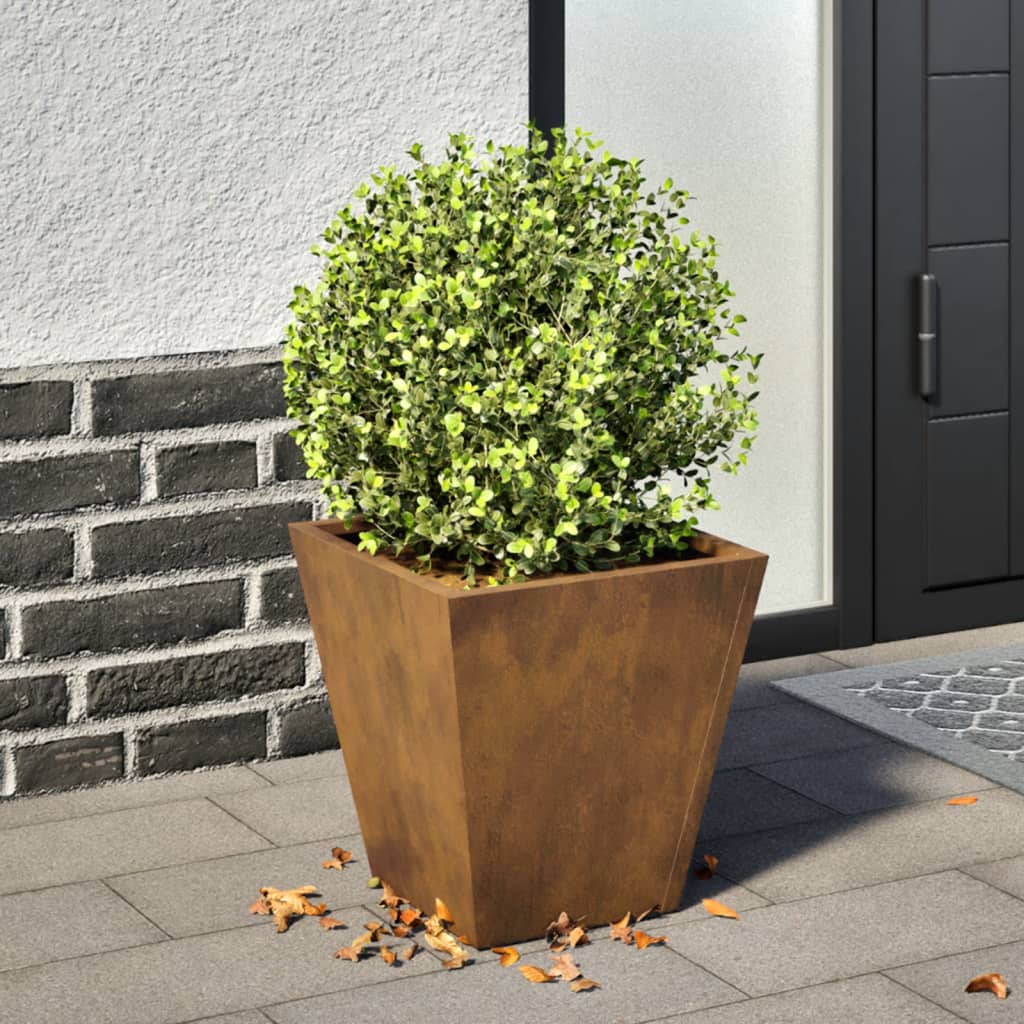 VidaXL Plantenbak 30x30x30 cm cortenstaal