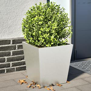 VidaXL Plantenbakken 2 st 40x40x40 cm roestvrij staal