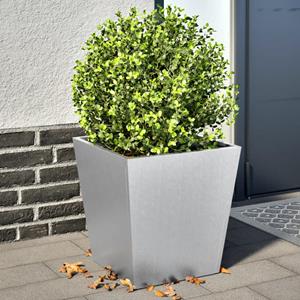 VidaXL Plantenbakken 2 st 40x40x40 cm gegalvaniseerd staal