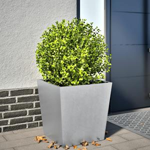 VidaXL Plantenbak 50x50x50 cm gegalvaniseerd staal