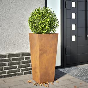 VidaXL Plantenbak 35x35x75 cm cortenstaal