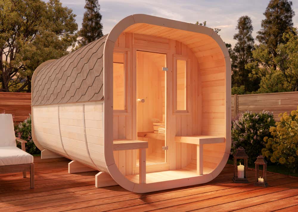 FinnTherm ScandiCube Deluxe barrelsauna