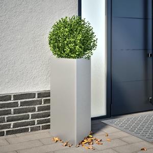 VidaXL Plantenbak driehoek 40x34,5x70 cm gegalvaniseerd staal