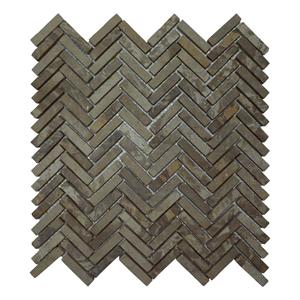 Stabigo Mozaiek Parquet 1x4.8 30x30 cm Marmer Moccacino Visgraat 