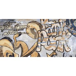 Energieker Wandtegels  City Plaster Graffiti 60x120 cm Mat Grey 