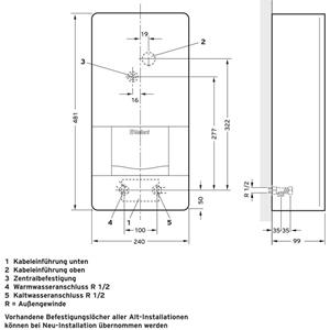 Vaillant VED E 21/8 BB Durchlauferh. 21kW EEK:A - Vaillant VED E 21/8 BB Durchlauferh. 21kW EEK:A