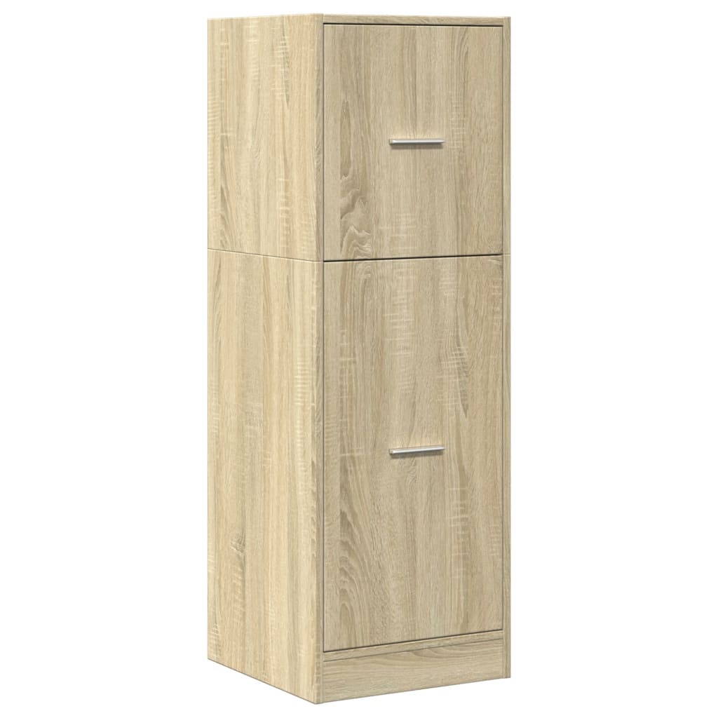 vidaXL Apothekerskast 40x41x118 cm bewerkt hout sonoma eikenkleurig