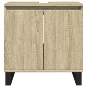 vidaXL Badkamerkast 58x33x60 cm bewerkt hout sonoma eikenkleurig