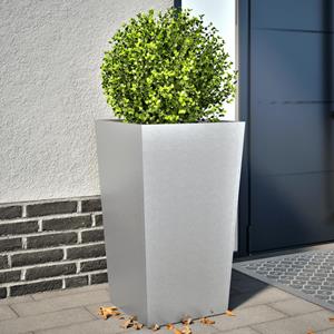 VidaXL Plantenbakken 2 st 45x45x75 cm gegalvaniseerd staal