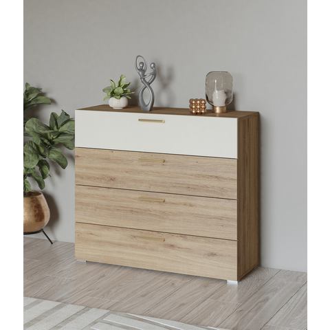 Home affaire Ladekast Bitry, Breite 100 cm, Sideboard mit Schubladen, viel Stauraum