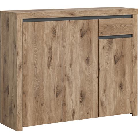 INOSIGN Dressoir Silvestris, Breite 131cm, 4 Türen, 1 Schubkasten, Grifflose Fronten