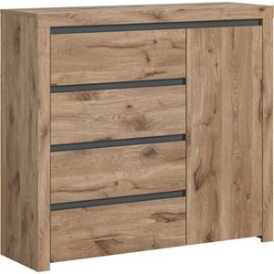 INOSIGN Dressoir Silvestris, Breite 116 cm, 1 Tür, 4 Schubkasten, Grifflose Fronten