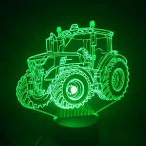 Ontwerp-zelf 3D LED LAMP - TRACTOR 1