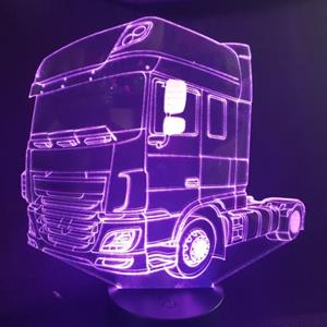 Ontwerp-zelf 3D LED LAMP - VRACHTWAGEN SEMI 3