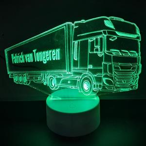 Ontwerp-zelf 3D LED LAMP - VRACHTWAGEN 1