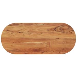 VidaXL Tafelblad ovaal 100x40x2,5 cm massief acaciahout