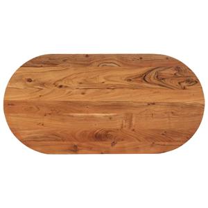 VidaXL Tafelblad ovaal 100x50x2,5 cm massief acaciahout