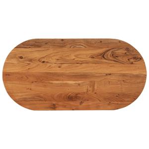 VidaXL Tafelblad ovaal 80x40x3,8 cm massief acaciahout