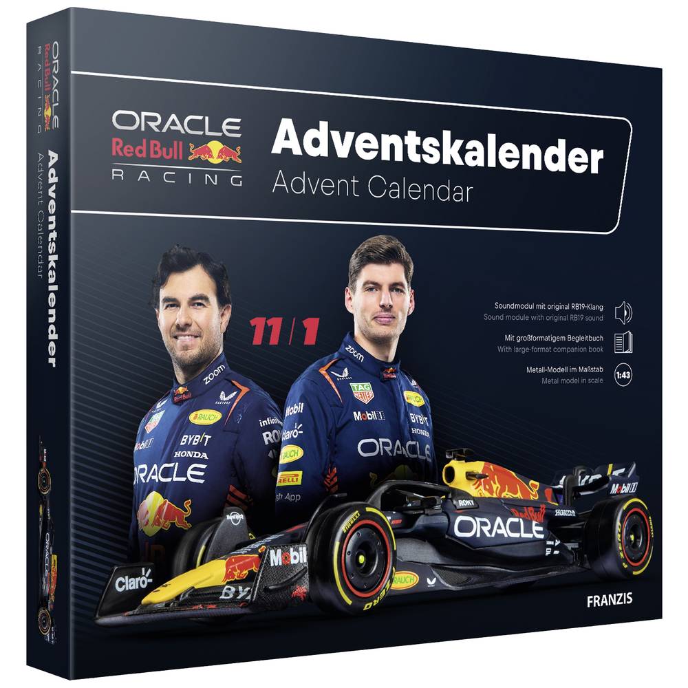 Franzis Verlag Oracle Red Bull Racing Adventskalender Bouwpakket