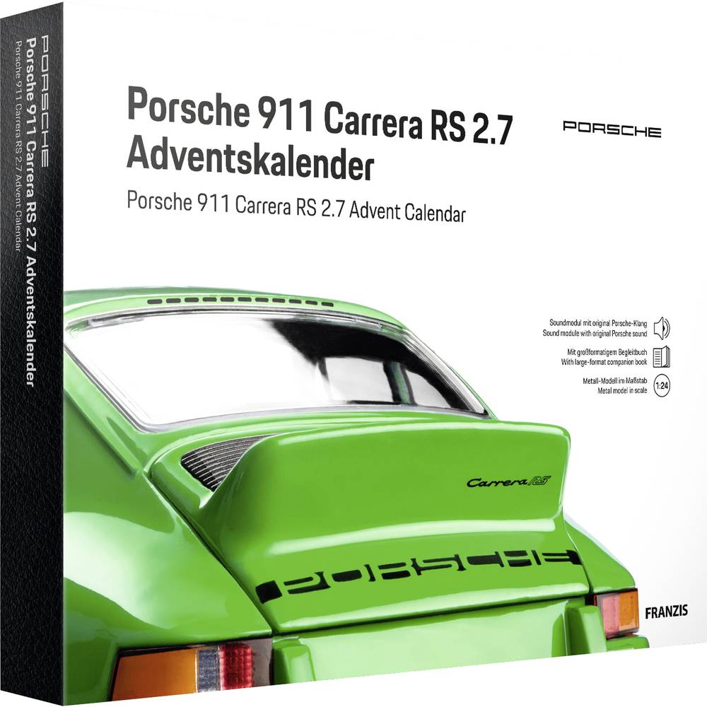 Franzis Verlag Porsche 911 Carrera RS Adventskalender Bouwpakket