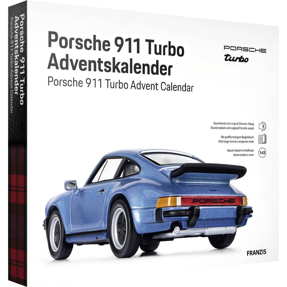 Franzis Verlag Porsche 911 Turbo Adventskalender Bouwpakket