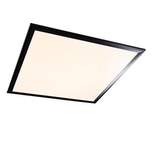 Briloner Modern LED paneel zwart 44,5x44,5 cm incl. LED dim to warm - Akkie