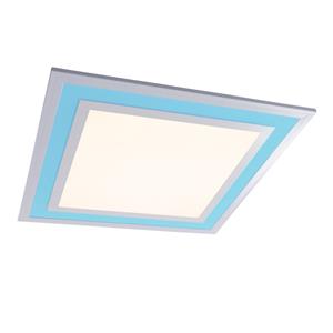 Briloner Modern LED paneel wit 44,5x44,5 cm incl. LED dim to warm RGB - Aziza