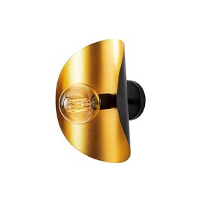 Opviq Wandleuchte Sivani MR-839, gold/schwarz, Metall, Höhe 30 cm