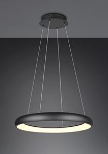 Trio Lighting LED-Hängeleuchte Cardona, Ø 75 cm, schwarz, CCT, Metall